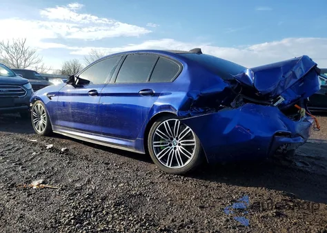 2018 BMW M5 из США, поврежденный, VIN WBSJF0C59JB282308